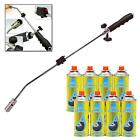Weed Wand + 8 Butane Gas Canisters Blowtorch Garden Torch Weeds Killer Burner