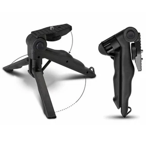 Universal Mini Desktop Tripod Stand Hand Pistol Grip Holder Camera Phone Gopro - Picture 1 of 12