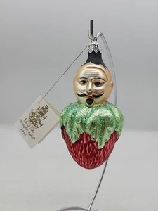 Christopher Radko: Pierre Le Berry; mundgeblasenes Glas; handbemalt plus Glitzer - Bild 1 von 4