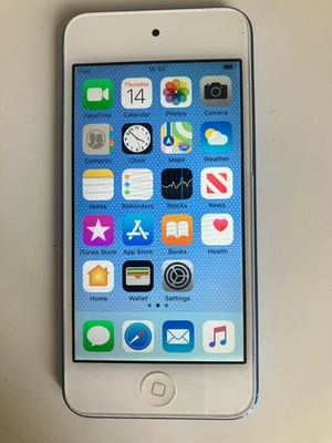 New Battery Fully Tested & Working Apple iPod Touch 6th Generation 64GB Blue - Image 1 of 4