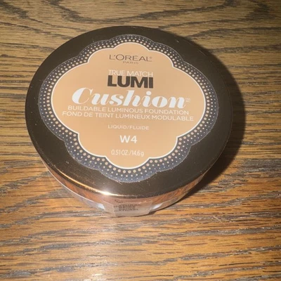 NEW L'Oréal Paris True Match Lumi Cushion Foundation - W4 NATURAL BEIGE - Image 1 of 2
