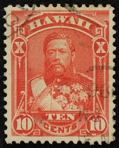 Hawaii Used Stamp #45. 10c. Superb. Face-Free Cancel. A Gem! - Picture 1 of 2