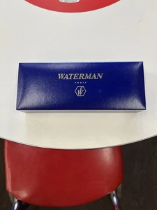 Waterman Edelstahl Kugelschreiber & Bleistift Set Silber Goldrand - Bild 1 von 4