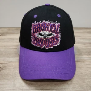 Broken Promises Mütze Kappe Druckknopflasche schwarz lila bestickt Totenkopf Grafik Herren - Bild 1 von 8