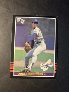 1985 Donruss Orel Hershiser Los Angeles Dodgers No. 581 - Picture 1 of 2