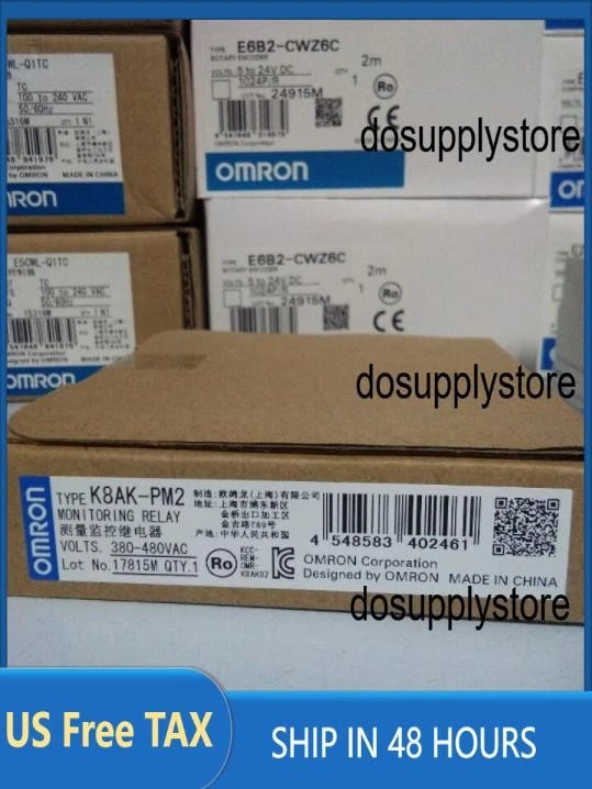 Relé de monitoreo Omron K8AK-PM2 K8AKPM2 1 PIEZA 380-480VAC en caja IVA gratuito de EE. UU. Foto 1 de 1