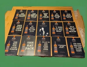 Sinatra / Jack Daniels Postcards. 15 Pk Double Sided 5 By 7 Inch - Picture 1 of 4