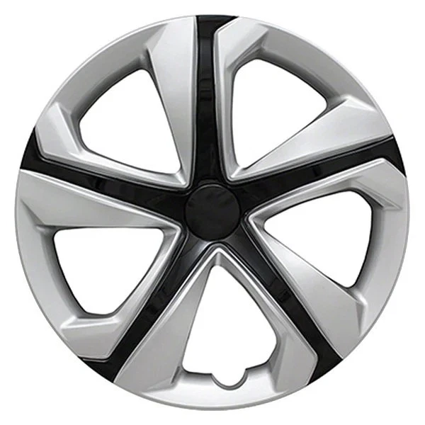 For Honda Civic 16-17 CCI IWC52016SB 5 Spiral-Spoke Silver/Black Wheel Hub Caps — 第 1/1 张图片
