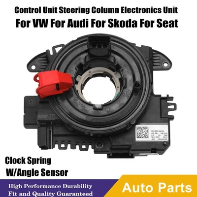 5K0953569AL MFSW Steering Module Slip Ring Cruise Clock Spring For VW Audi Seat+ - Image 1 of 4