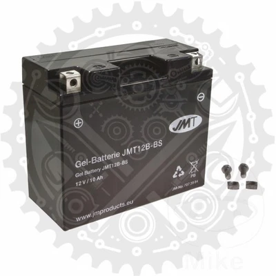 JMT Battery YT12B-BS GEL 1pc 12v 10 Ah Fits Bimota DB10 1100 E 2012-2015 - Image 1 of 4