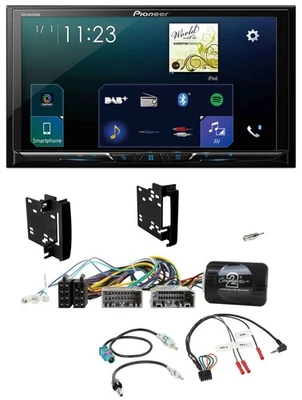 Pioneer Lenkrad Bluetooth USB 2DIN DAB Autoradio für Chrysler Dodge Jeep - Bild 1 von 4