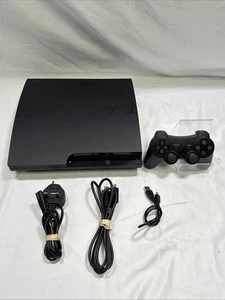 Sony PlayStation 3 Slim 160GB PS3 Game Console - Black - Picture 1 of 18