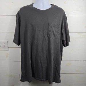 Duluth Trading Long Tail T-Shirt Mens XL Short Sleeve Crew Neck Gray Pocket Tee - Picture 1 of 8