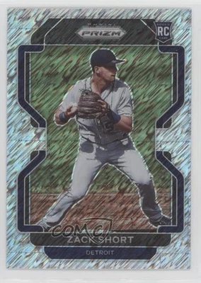 2022 Panini Prizm Tier II Shimmer Prizm /7 Zack Short #161 Rookie RC - Image 1 of 2