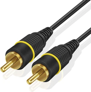 TNP Subwoofer S/pdif Audio Digital Koaxial Cinch Composite Video Kabel (30 Fuß) - - Bild 1 von 11