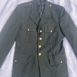 De Rossi & Sohn Armee Militär Offizier Jacke Uniform Herren Grün Größe 41 L Vintage - Bild 1 von 10