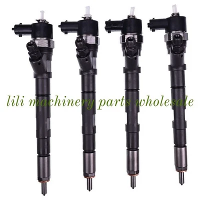 Inyector de combustible 4 piezas 0445110186 33800-4A100 para BOSCH Hyundai Starex Kia Sorento Foto 1 de 4