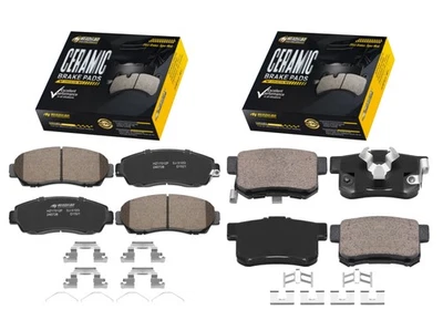 Pastillas de freno delanteras + traseras de cerámica con hardware para Honda CR-V Crosstour 2012-2016 Foto 1 de 4