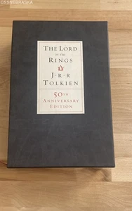 JRR Tolkien THE LORD OF THE RINGS - 50th Anniversary Hardcover Slipcase - Picture 1 of 12