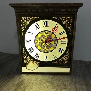 Reloj Iluminado Cerveza Falstaff Vintage 14" x 15” Hombre Cueva Bar Decoración *Leer EE. UU. - Imagen 1 de 12