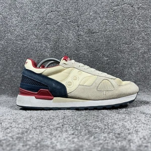 Saucony Shadow 5000 Original Mens Size 9.5 Cream Running Shoes Used No Insoles - Picture 1 of 12