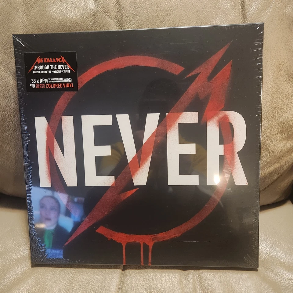 Metallica - Through The Never 3x Vinyl LP Box Set - Colored Vinyl Sealed - Image 1 of 1