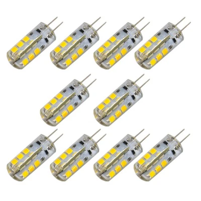  10pcs G4 DC 12V 2.5W 180LM 3000-3500K SMD 2835 -LED Bulbs Lamps Lights (Warm - Image 1 of 3