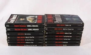 Cornell Woolrich (William Irish) Lot of 14 PB Mystery Novels, All 1st Editions - Picture 1 of 3
