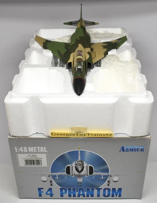 ARMOUR 1:48 SCALE DIE-CAST USAF US AIR FORCE F-4 PHANTOM "MIG KILLER" 98002 NIB - Image 1 of 4