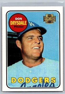 2001 TOPPS ARCHIVES BASEBALL 346 DON DRYSDALE  DODGERS - Picture 1 of 2