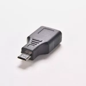 Conector convertidor adaptador host OTG enchufe macho USB 2.0 A hembra a micro USB - Imagen 1 de 4