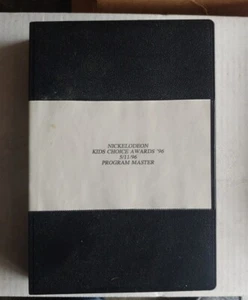 Nickelodeon Kids Choice Awards 1996 Programm Master Tape extrem selten - Bild 1 von 6