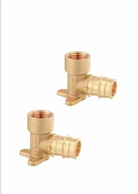EFIELD 2 PCS Pex A Expansion Brass Fittings 3/4”PEX X1/2" Female Drop Ear Elbow