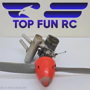 O.S. Max AX .120 Nitro RC Engine For Large Scale Airplanes w/ Spinner/Propeller - Picture 1 of 7