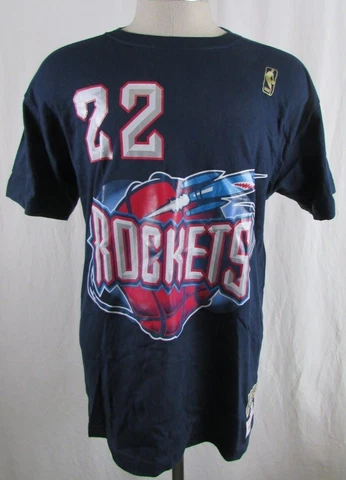 Houston Rockets NBA 'Clyde Drexler #22' Mitchell & Ness Men's T-Shirt Cover