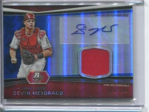 2012 Bowman Platinum Relic Blue Refractor /199 Devin Mesoraco Rookie Auto RC - Picture 1 of 2