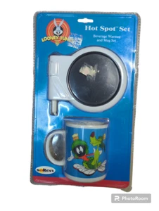New Salton Looney Tunes Marvin Martian K-9 Hot Spot Set Mug Warmer Set VTG 1997 - Picture 1 of 6