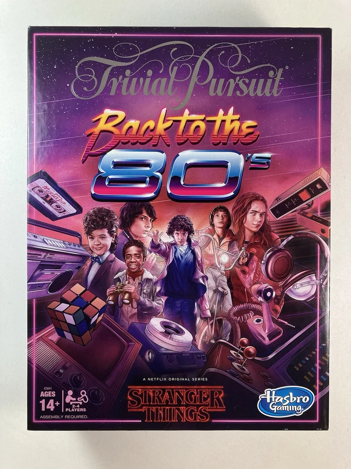 2018 Stranger Things Trivial Pursuit Back to the 80's Hasbro Netflix Series