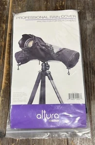 Camera Waterproof Bag Rain Cover For Large Small DSLR Cameras Protective Black - Picture 1 of 2