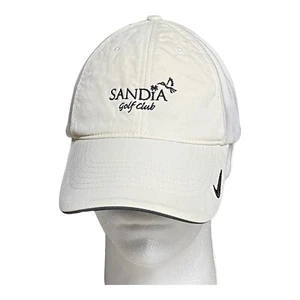 Nike Golf Flexfit Mütze Kappe bestickt tailliert M/L weiß sandia Golfschläger Pueblo - Bild 1 von 18