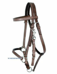 Western Imports Wanderreithalfter, Wanderreittrense Leder Trense Vollblut braun - Bild 1 von 2
