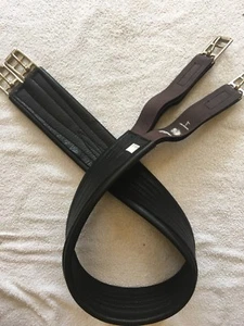 Berney Brothers Of Ireland Black Leather Girth New 46" - Bild 1 von 6