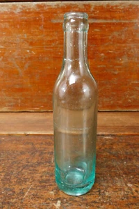 Antique 1910s Pepsi Cola Aqua Blue Straight Side Script Bottle Fayetteville NC - Picture 1 of 8