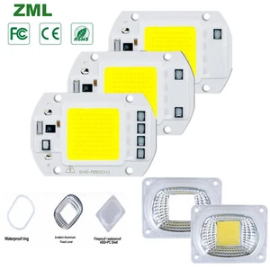 LED Smart IC driver COB Chip 10W 20W 30W 50W Reflector+Lens kit floodlight new - Picture 1 of 12