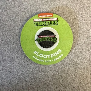 Teenage Mutant Ninja Turtles Pin Loot Crate January 2017 Origins Nickelodeon NEW - Picture 1 of 3