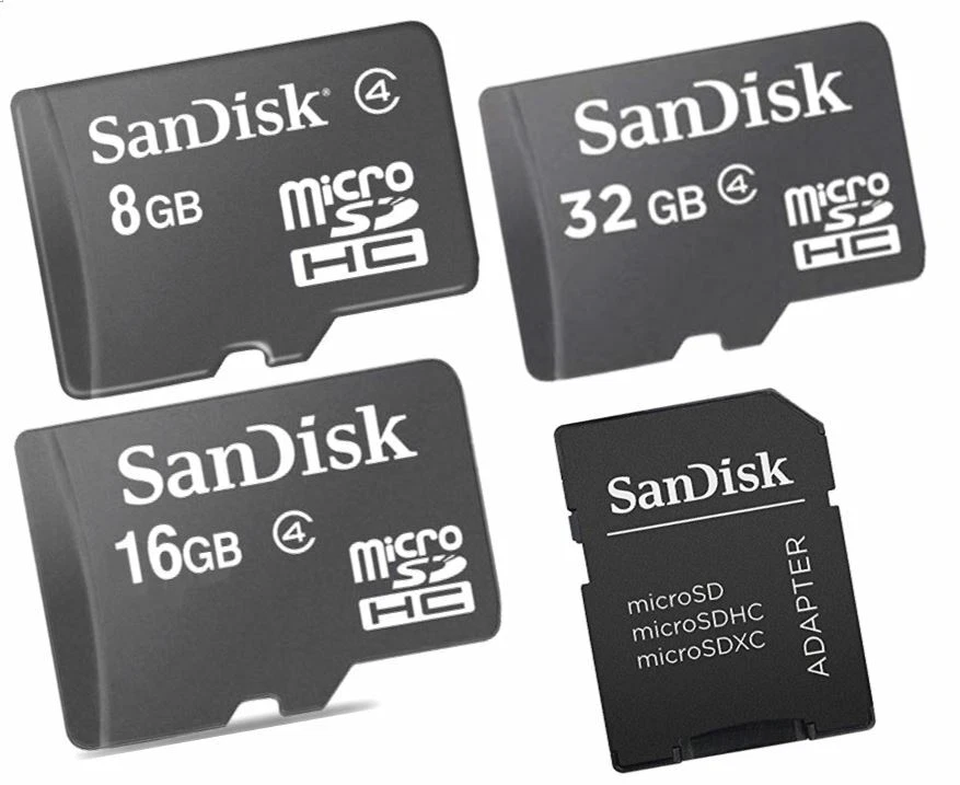 SanDisk 8GB 16GB 32GB Micro SD Micro SDHC Memory Card Class4 TF Flash AU - Image 1 of 1