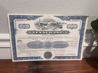 c1970s Texaco Inc Oil Gas Stock Certificate Blue