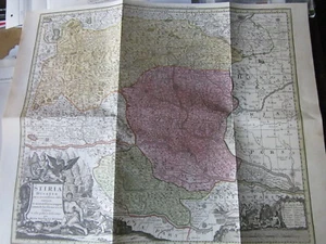 Steiermark Edition 1001 Landkarte Herzoftum Steiermark 1728 Matthäus Seutter - Bild 1 von 3