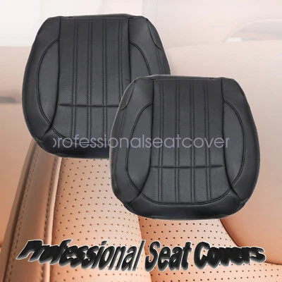 Driver + Passenger Bottom Seat Cover For 2013-2016 Mercedes Benz GL350 GL450 Foto 1 de 4