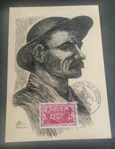 Carte premier jour congrès philatélique Lens 1970 Timbre N°1602 - Photo 1/2